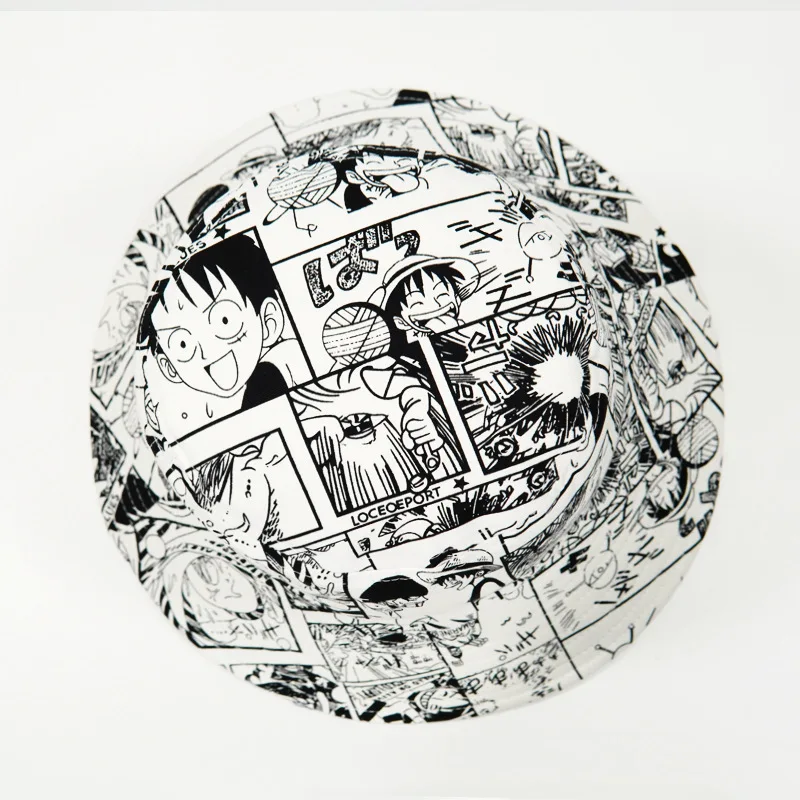 Fiyat Yaz Balıkçı şapka Geri Dönüşümlü Baskılı Kadınlar Için Kova şapka Erkekler Anime Cosplay Kova Kapağı Karikatür Gölgeleme Balıkçı şapkası