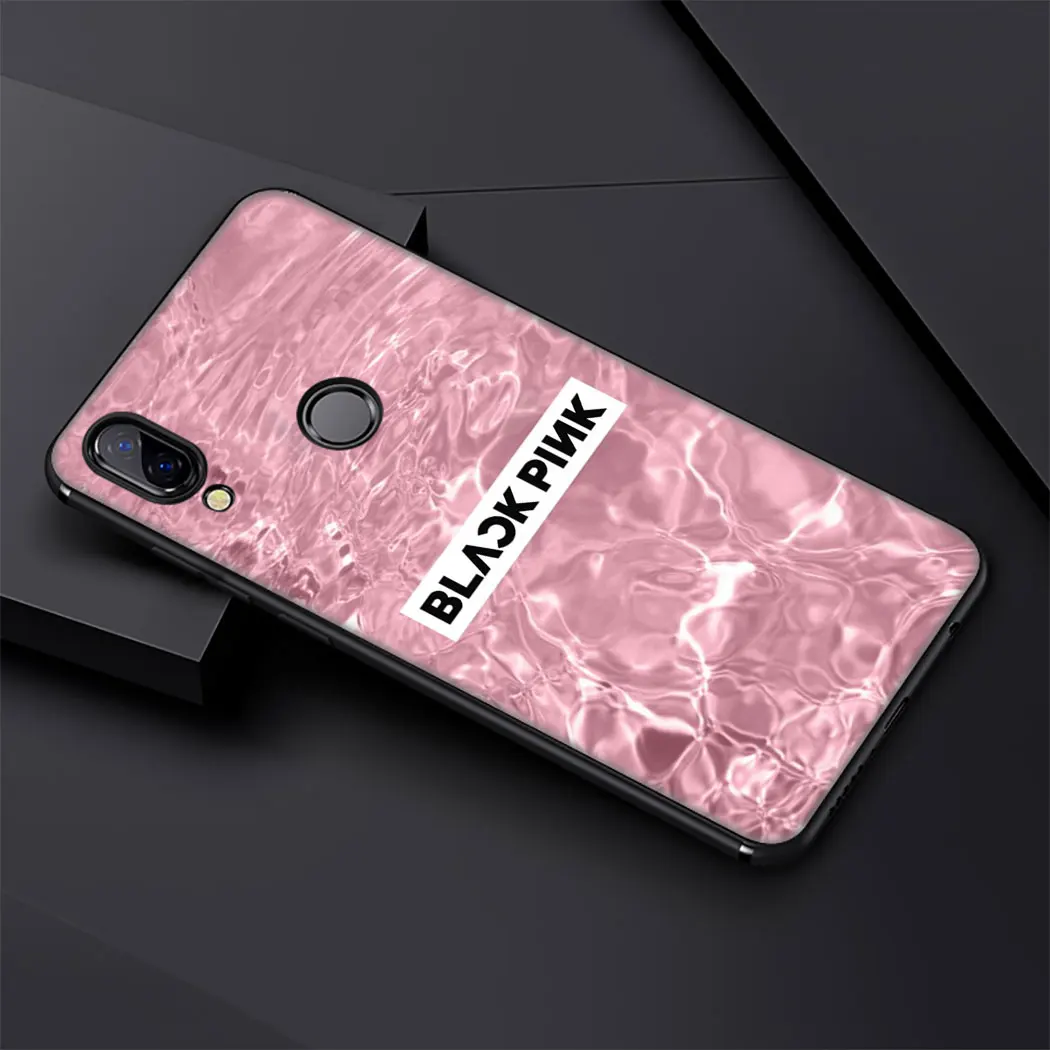 BLACK PINK Soft Silicone Case for Huawei Mate 30 Pro Lite Y9 Prime P9 P8 Cover | Mobile Phone Cases & Covers