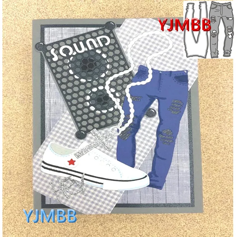 

YJMBB 2021 New Clothes Pants Shoes Bag #2 Metal Cutting Mould Scrapbook Album Paper DIY Card Craft Embossing Die Cutting