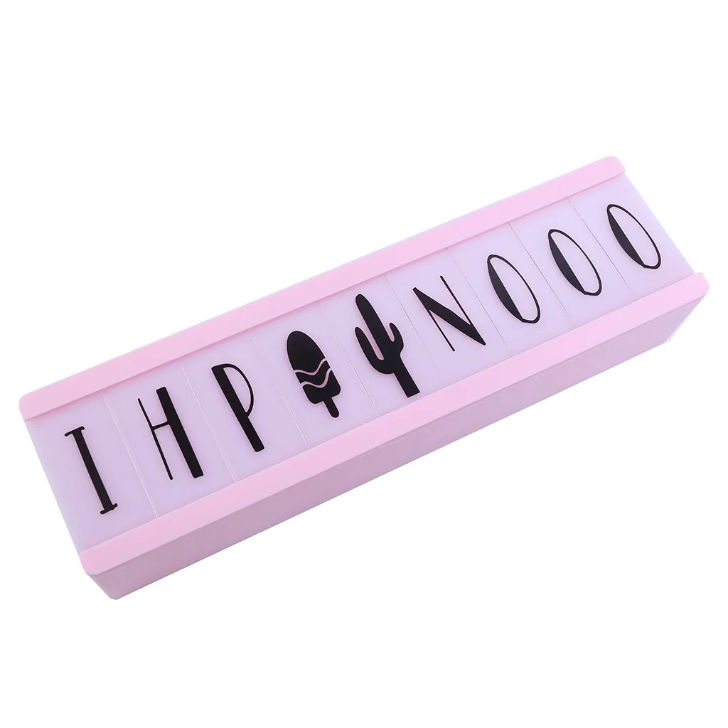 Креативный светодиодный светильник для кинотеатра крыльца вывеска доска