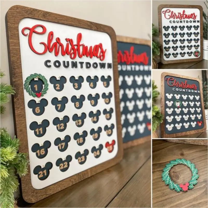 

Настенная деревянная доска-календарь для украшения дома