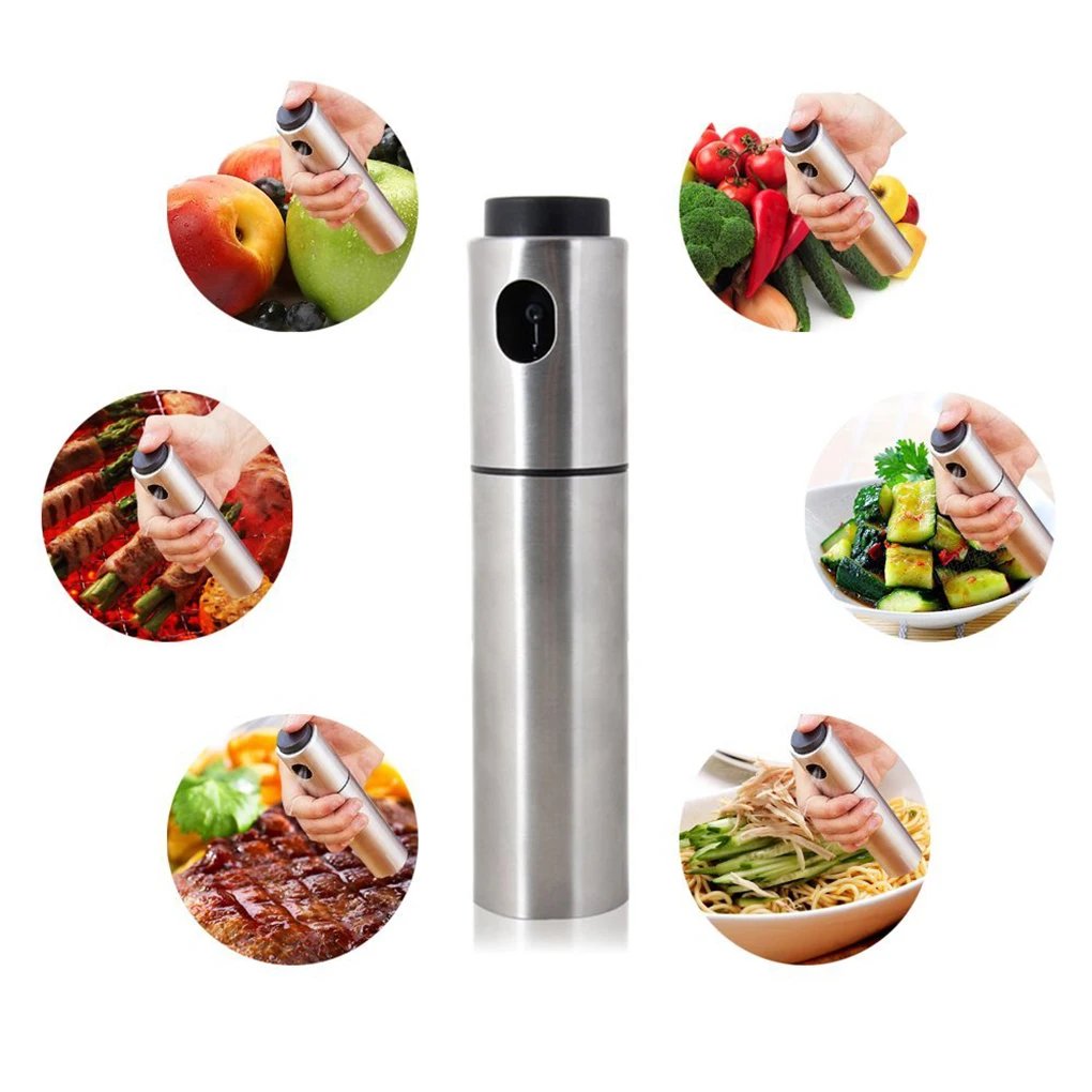 Кухонный распылитель оливкового масла для выпечки пустая бутылка распыления из