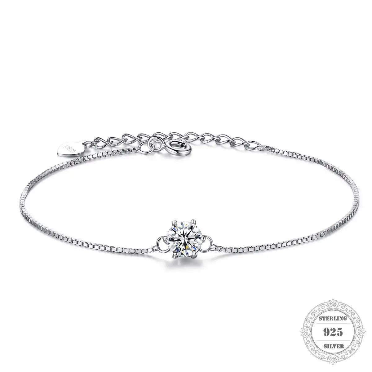 Элегантный классический браслет с цветком из циркония новинка 2020 цепочка