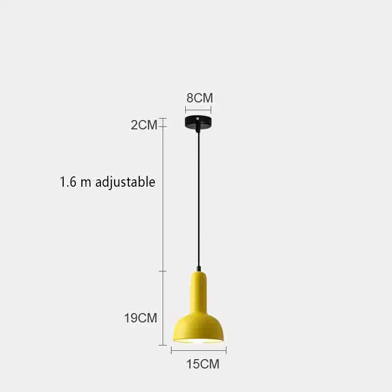 

Nordic LED Pendant Lights Lighting Single Head Bar Pendant Lamp Dining Living Room Bedroom Bedside Home Decor Cafe Hanging Lamp
