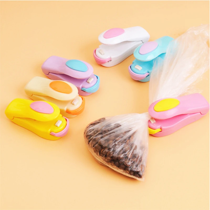 

Mini Portable Bag Clips Heat Sealing Machine Home Electric Ceramic Impulse Vacuum Bag Sealer Capper For Packing Plastic Bag Clip