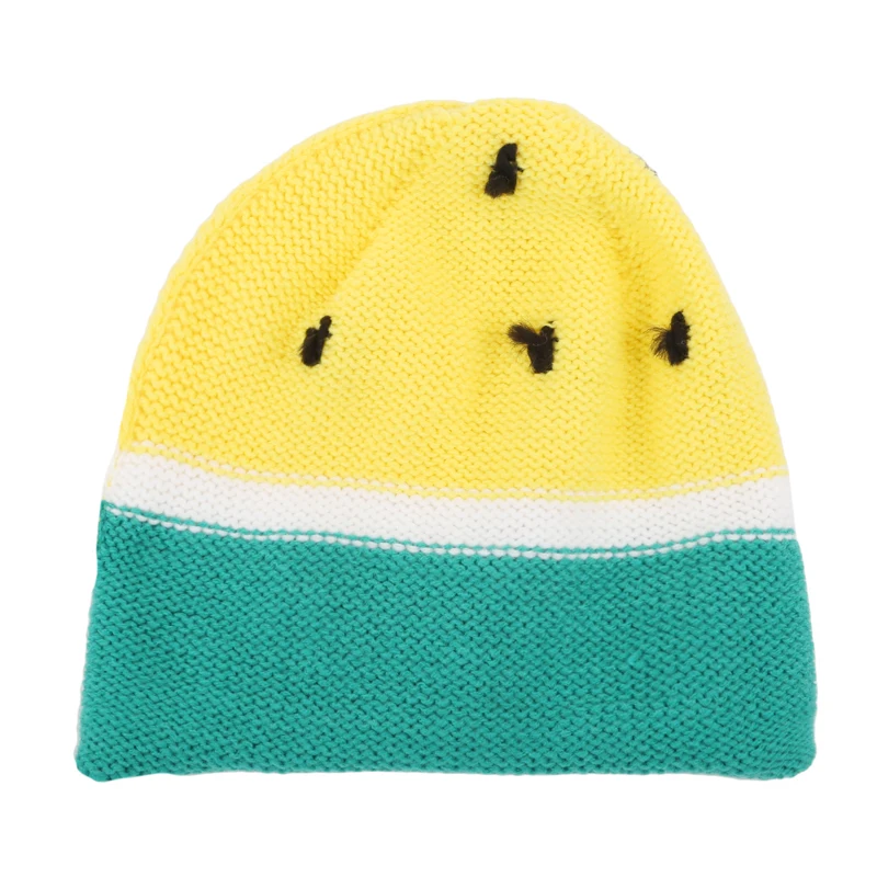 Милая Детская арбузная шляпа зимняя теплая шапка детская вязаная Czapka Zimowa | одежда