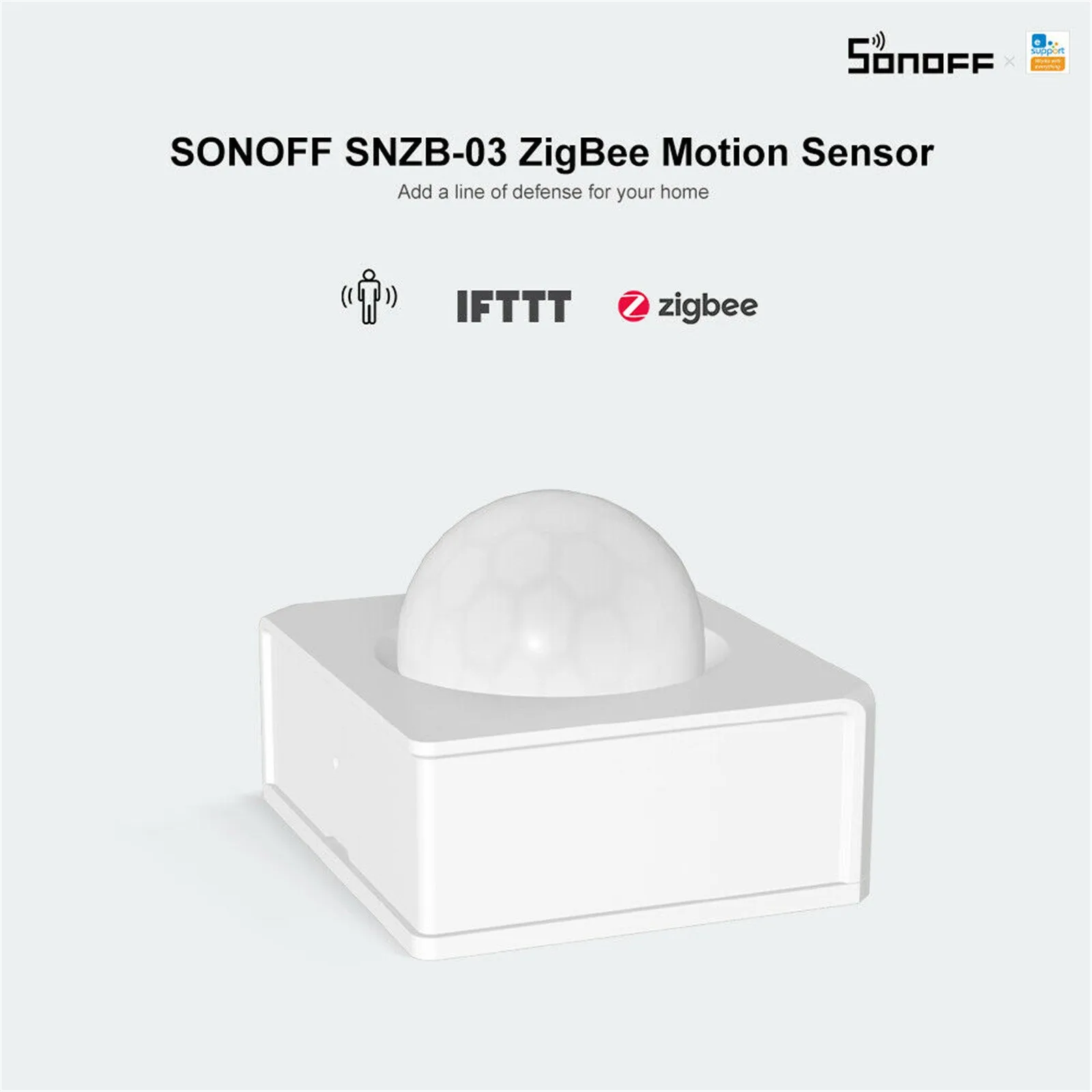 Датчик движения Sonoff Snzb-03 Zigbee датчик обнаружения для умного дома работает с мостом