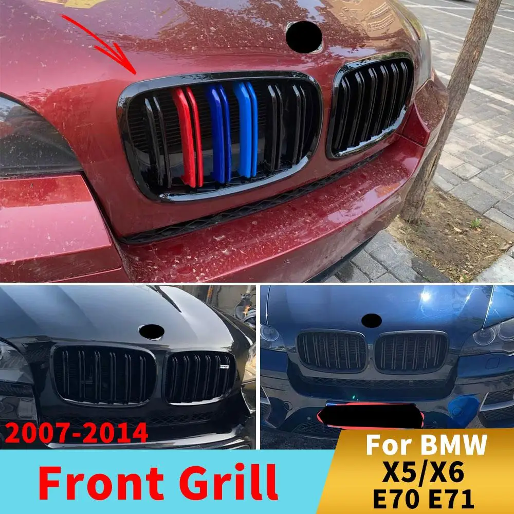 

Передняя решетка радиатора Facelift для BMW X5 X6 E70 E71 2007 2008 2009 2010 2011 2012 2013 2014 M