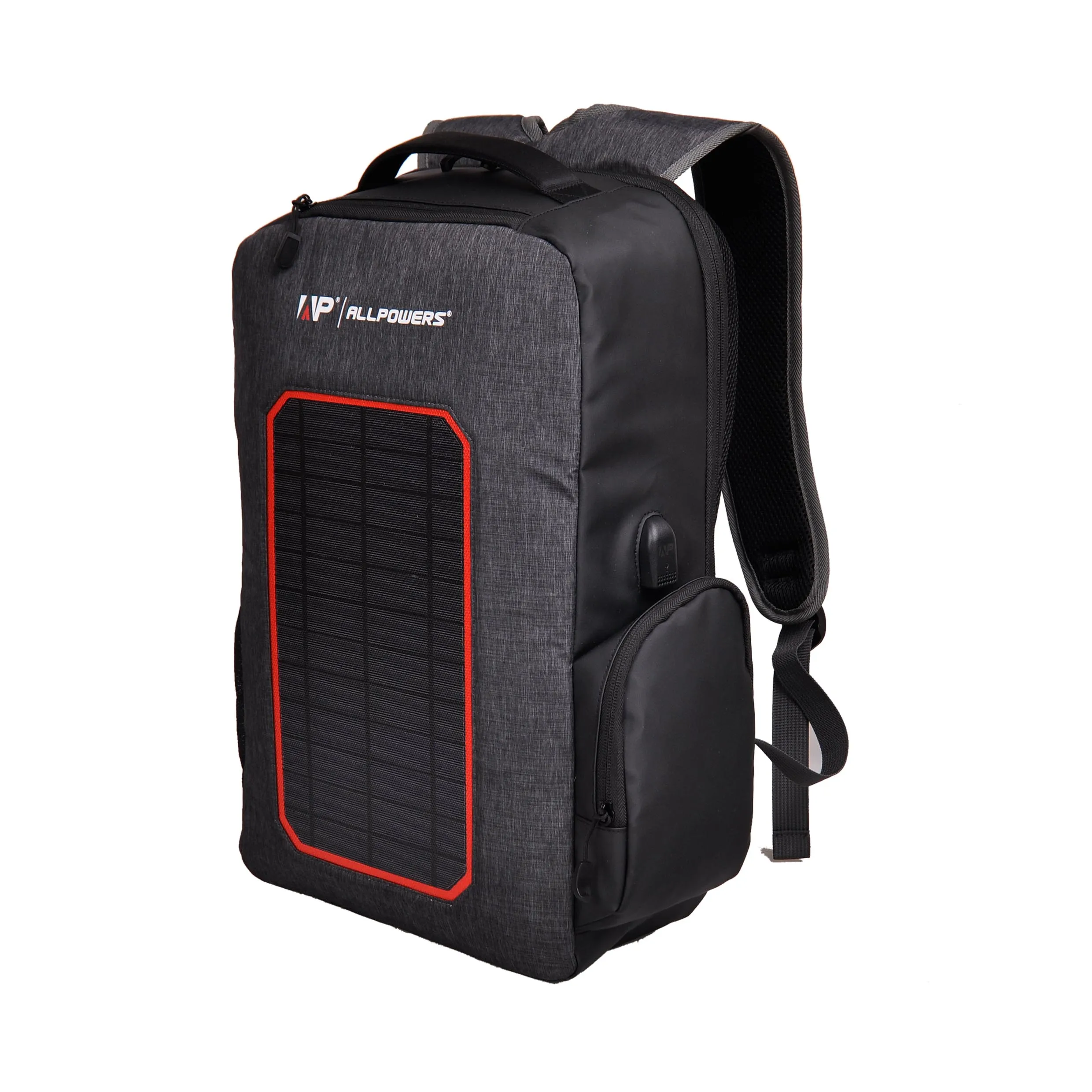 black solar backpack ALL power S солнечное зарядное устройство 6000 мАч встроенный Солнечный рюкзак Водонепроницаемый Солнечный Latop рюкзак Зарядка для сотовых телефонов и планшетов - Цвет: black solar backpack