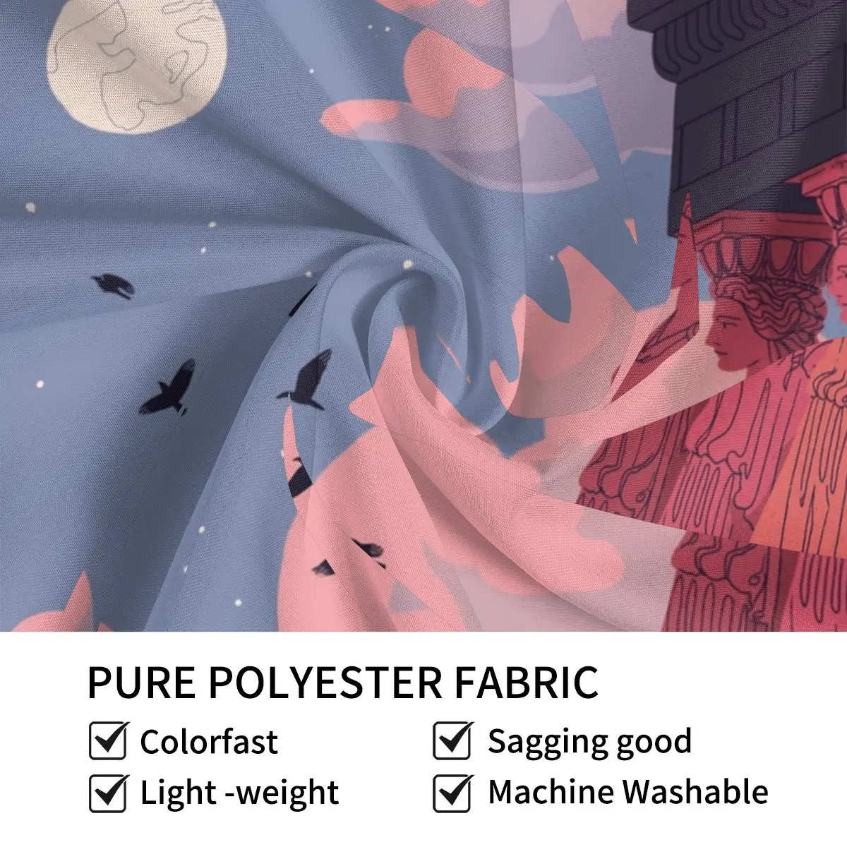 Винтажный гобелен в стиле Афин сумерках большие настенные гобелены Бохо