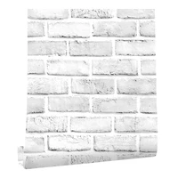 peel and stick faux brick wallpaper whitegrey self adhesive contact paper bathroom for wall wallpapers sticker home decorative