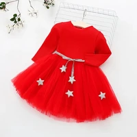 baby girl long sleeve dress cotton toddler holiday dress princess dress little girl fluffy gauze dress 3m 7t