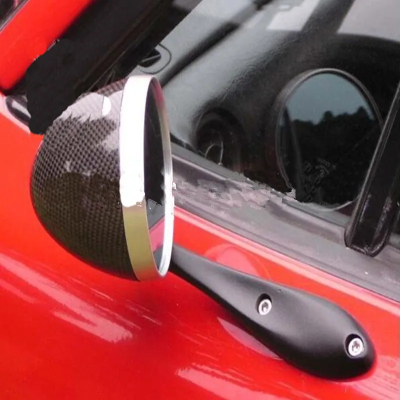 Автомобильное зеркало заднего вида F1 Гоночное боковое синее регулируемое