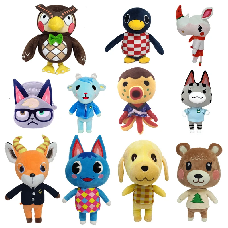 

1pcs Animal Crossing Plush Toy Dolls Zucker Lolly Diana Molly Jingjiang Plush Doll Soft Stuffed Toys for Children Kids Gifts