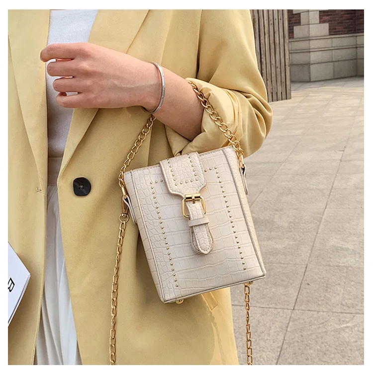 

Handbag Bucket Small Bag Women Slant Bag Chain To Hand-held Shoulder Bag Purses and Handbags Luxury Designer Satchels