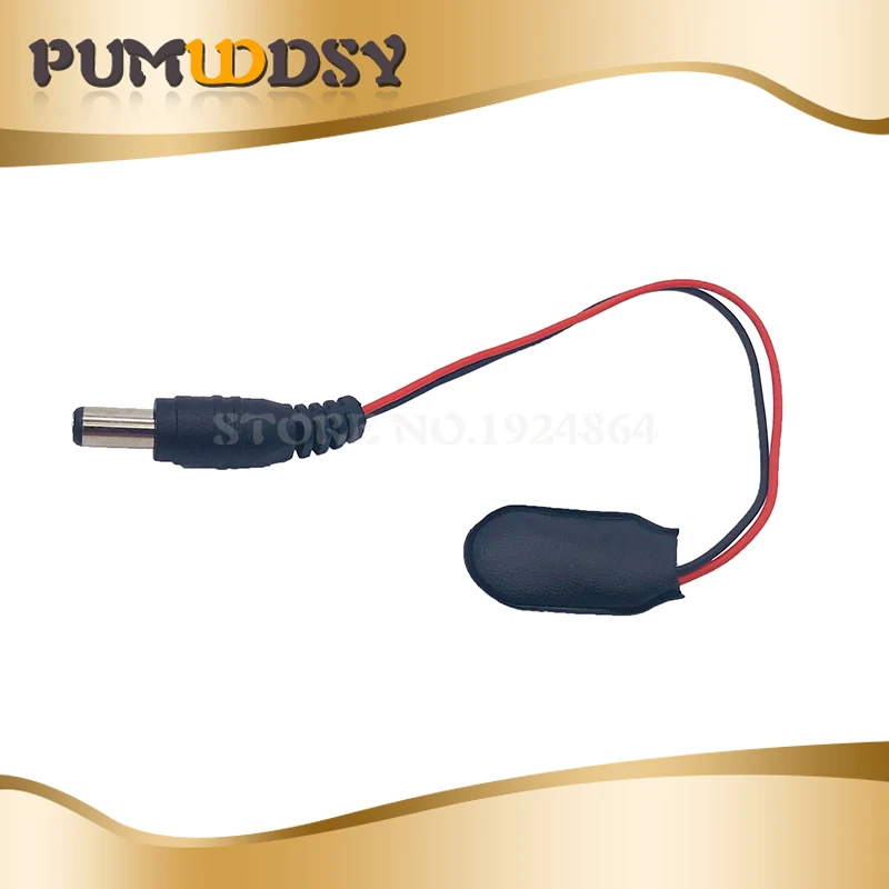 10 шт. экспериментальный кабель питания 9 В для подключения батареи к разъему