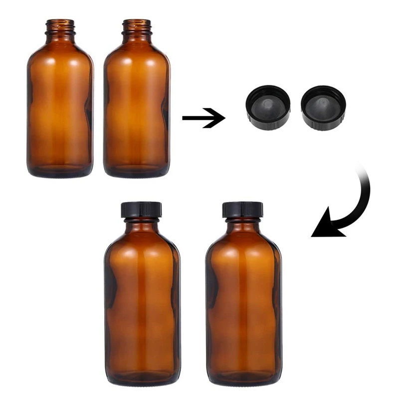 4 шт. 500 мл пустые стеклянные распылительные бутылки триггер распылитель воды