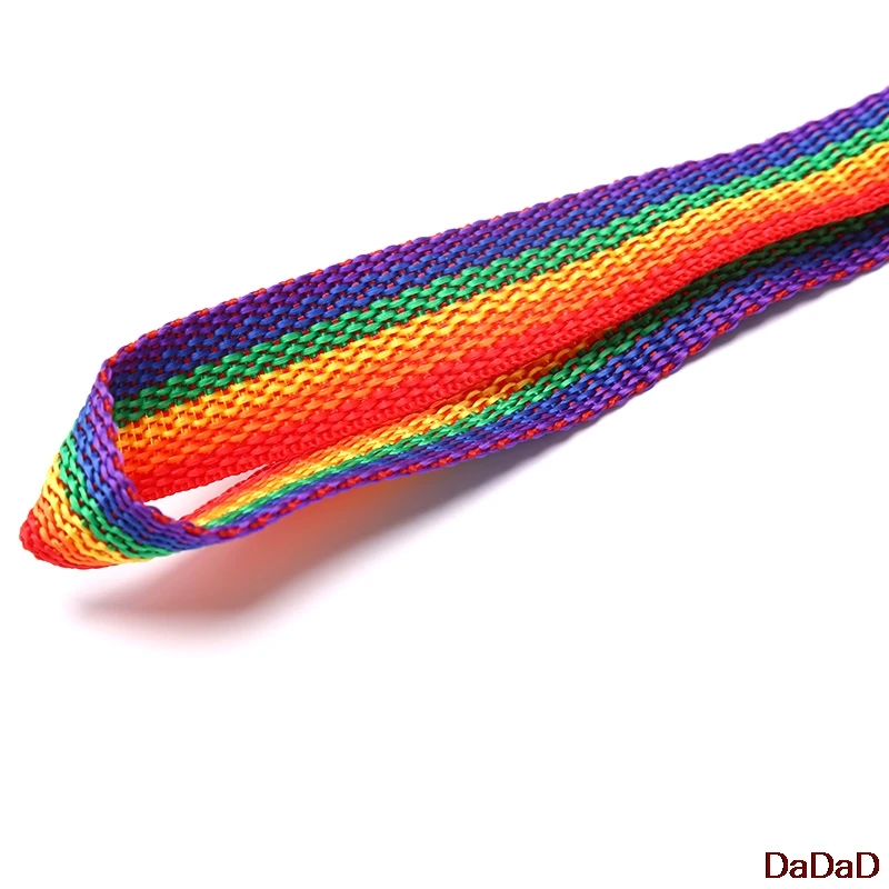 

1Pcs 180cm Multifunctional Camping Hanging rope Colorful Rope Rainbow Tent Cup Hang Lamp Hang Outdoors Clothes Line Weave Bring