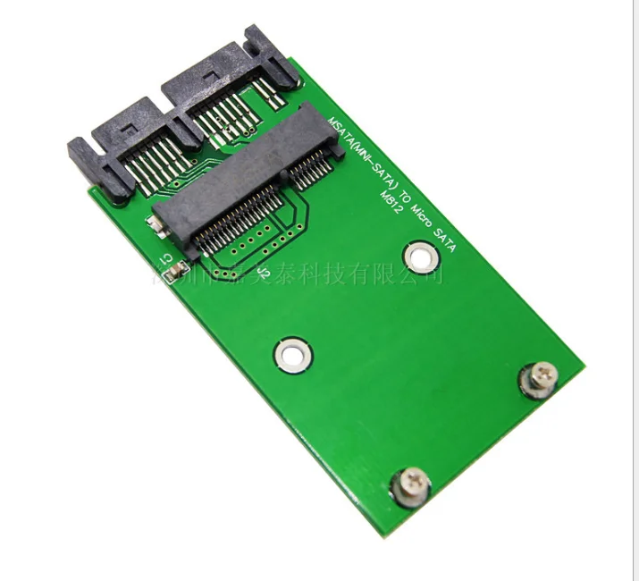

Msata Mini PCI-e SSD до 1,8 дюймов Micro 7 + 9 Pin Sata интерфейсная карта адаптера