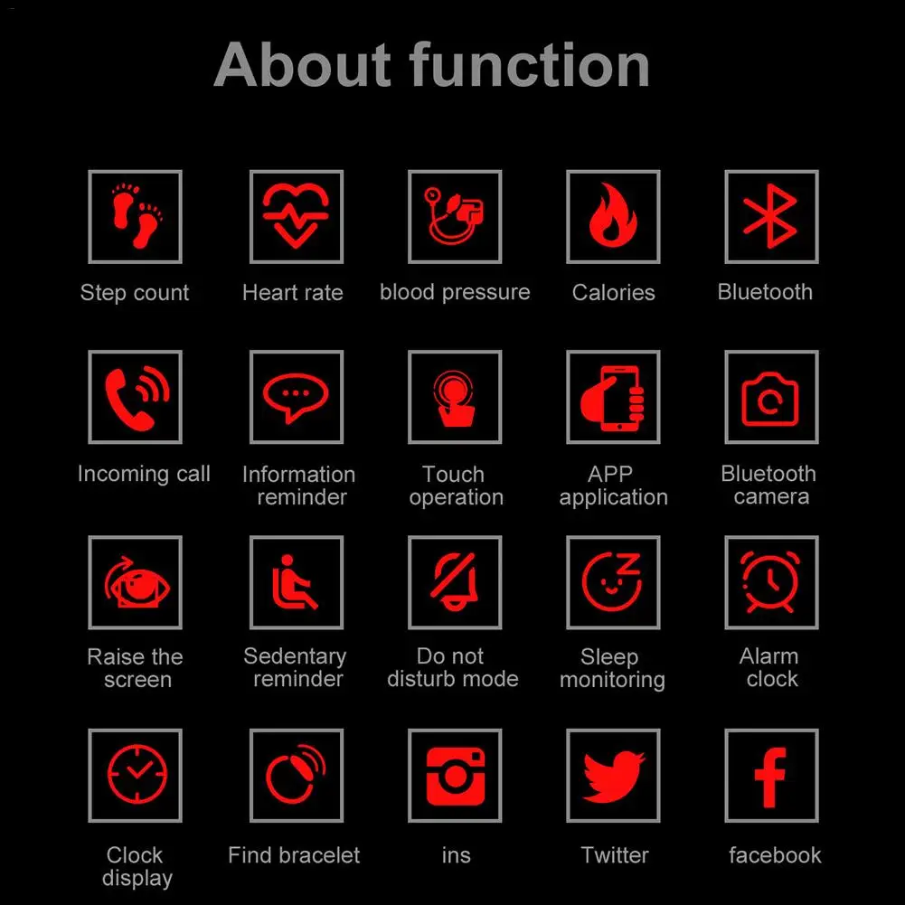 Водонепроницаемый Шагомер умный монитор артериального давления фитнес-трекер