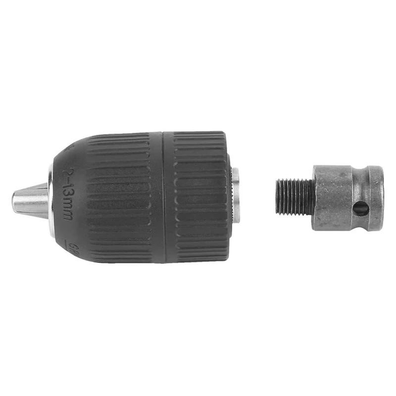 

4PCS Keyless Drill Chuck Conversion Tools, 13mm Keyless Drill Chuck, Used for Impact Wrench Conversion Hardware Tools