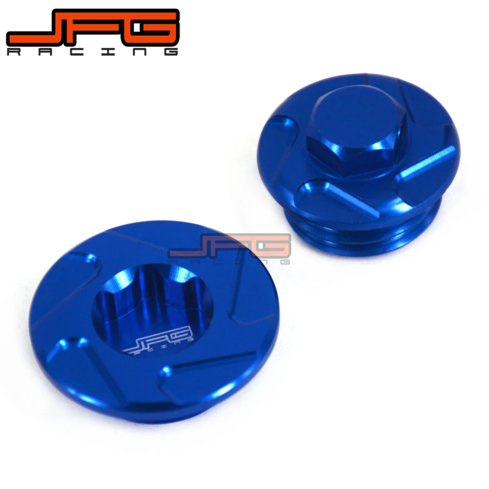 

Motorcycle Engine Ignition Cover Plug & Oil Filler Plug Cap For Husqvarna Husky FC250 FC 250 FC 350 FC350 2014-2015 2014 2015