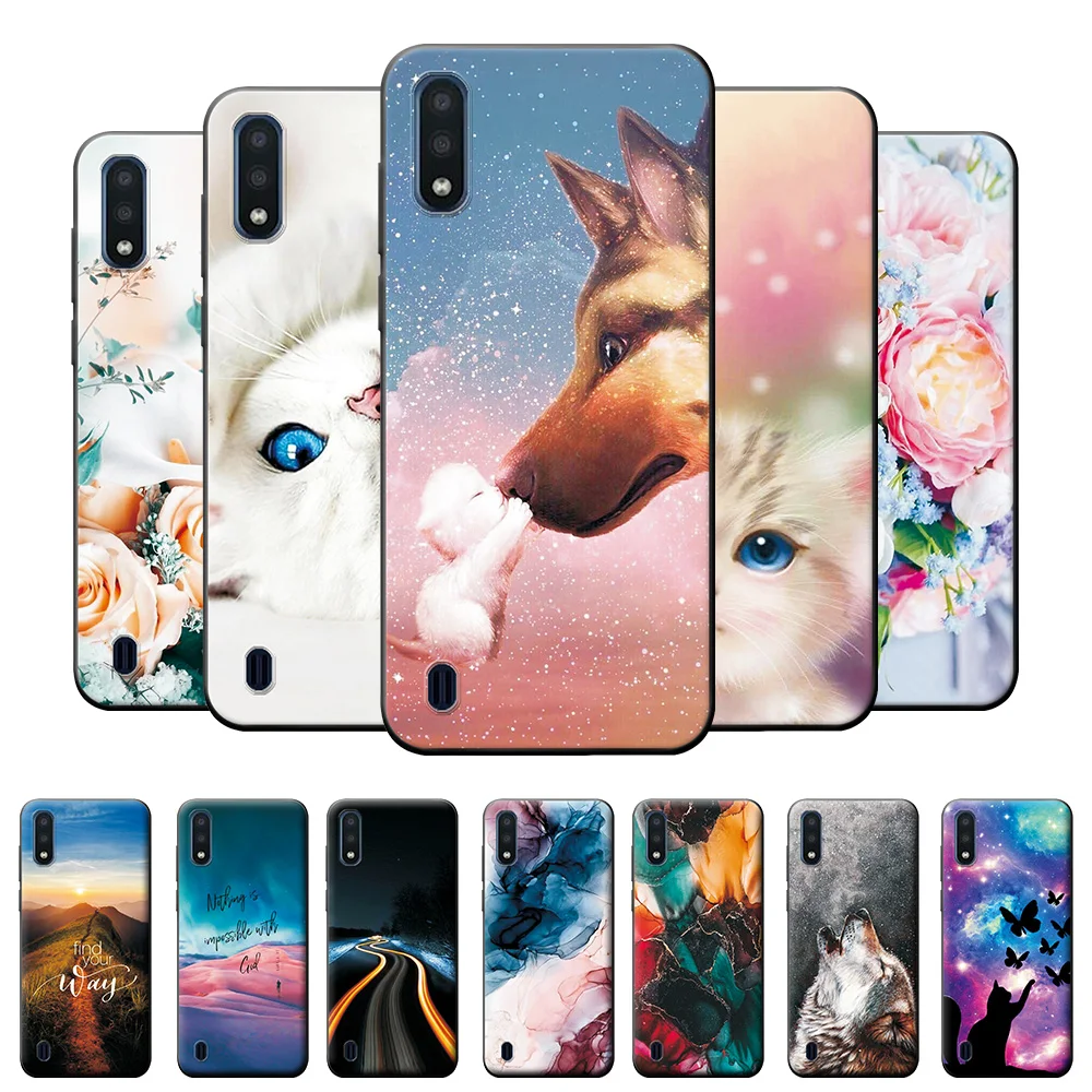 Чехол для Samsung Galaxy M01 силиконовый мягкий чехол телефона из ТПУ M015 5 7 дюйма Fundas |