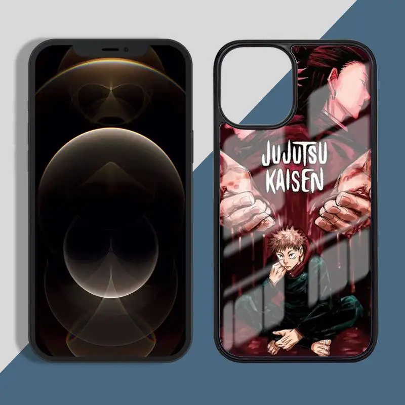

Jujutsu Kaisen Anime Phone Cases PC for iPhone 11 12 pro XS MAX 8 7 6 6S Plus X 5S SE 2020 XR