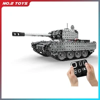 952pcs 116 stainless steel rc tank vehicle model building kits block diy small particle construction model toy