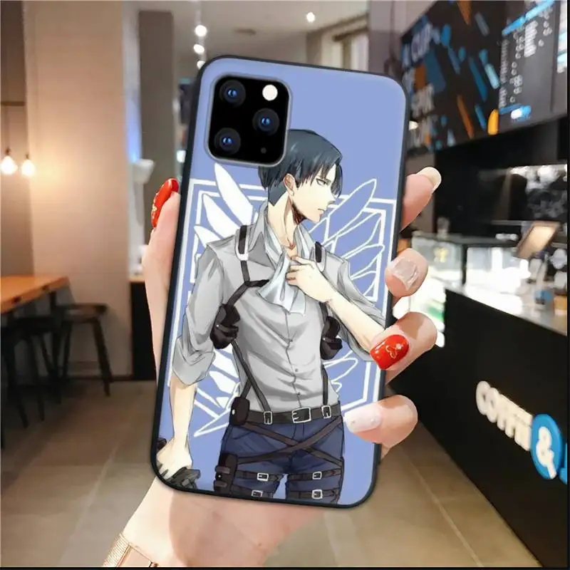 

Hot Anime Attack On Titan Phone Case For iPhone 7 8 Plus 11 12 ProMax X XR XS Max Back Cover