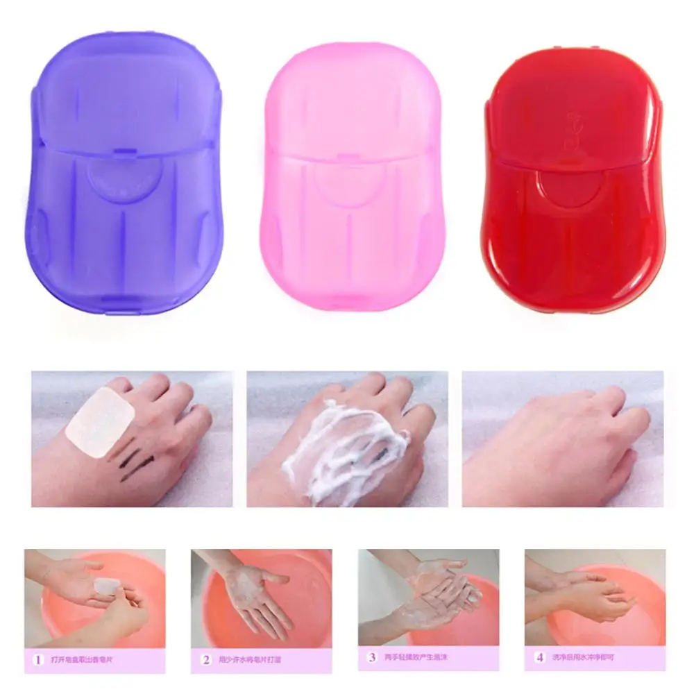 1 коробка Портативный удобного мытья ручной банное полотенце для Путешествия