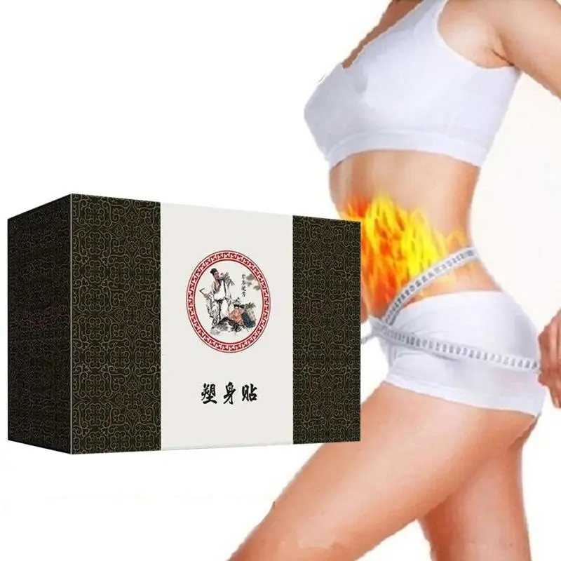 40 шт./кор. тонкий патч пупка Стикеры живот сжигания жира диета целлюлита