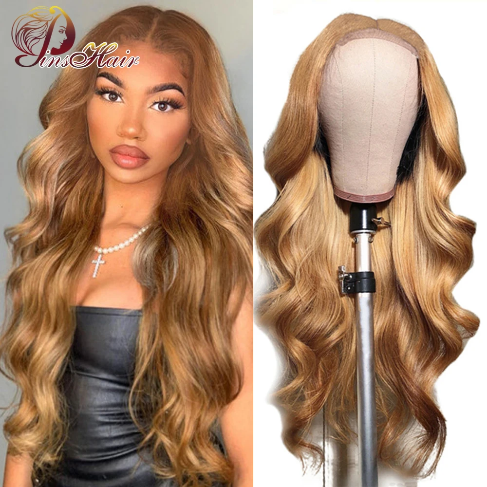 

27 # волнистые человеческие волосы, кружевные передние парики, медовая блондинка, 13x4x 4, кружевной передний парик, кудрявые, кудрявые, хайлайте...