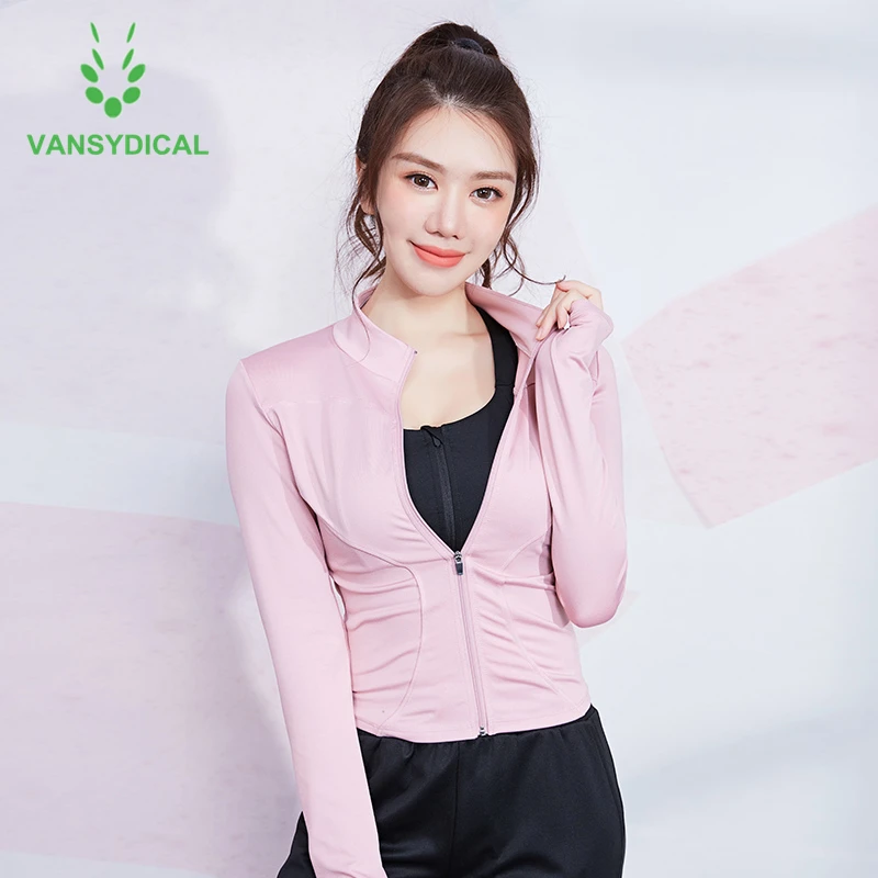 2020 женские спортивные пробежек занятий йогой куртки тонкая свободная молния