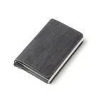 Минималистский алюминиевый кошелек для кредитных карт, блокировка Rfid держатель для карт Portacarte Portatessere Billetera