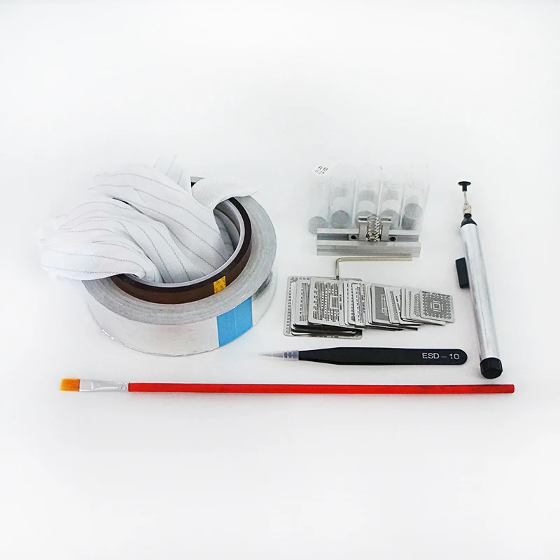 

Reballing jig - heated mini reballing jig GA Reballing Station BGA Reball Kit Magnetism Lock Universal Bga Stencil BGA