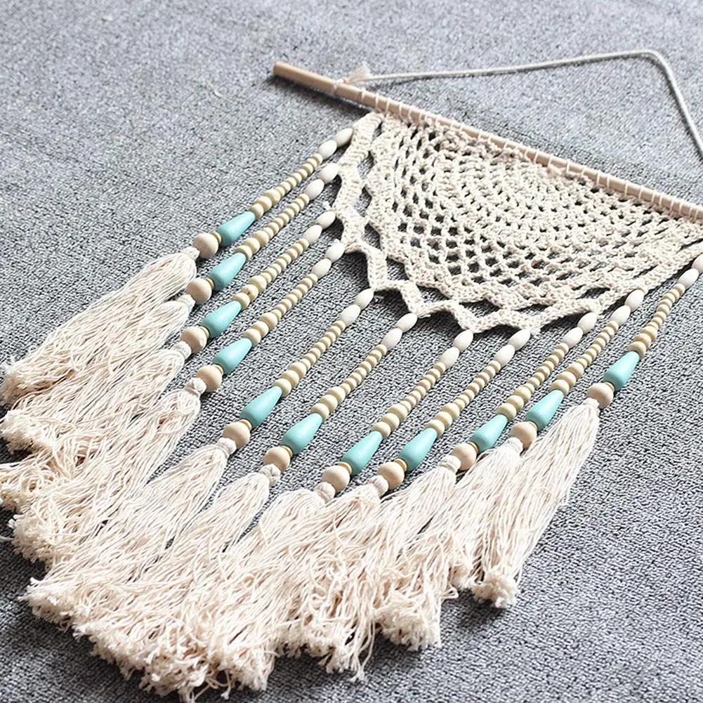 Настенный Тканый гобелен в скандинавском стиле с орнаментом для дома спальни