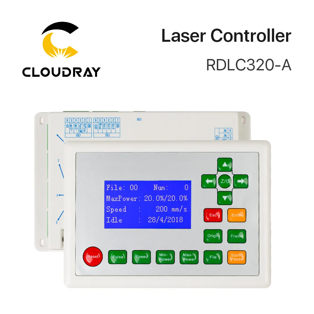 

Cloudray Ruida RD RDLC320-A Co2 Laser DSP Controller for Laser Engraving and Cutting Machine RD320 320