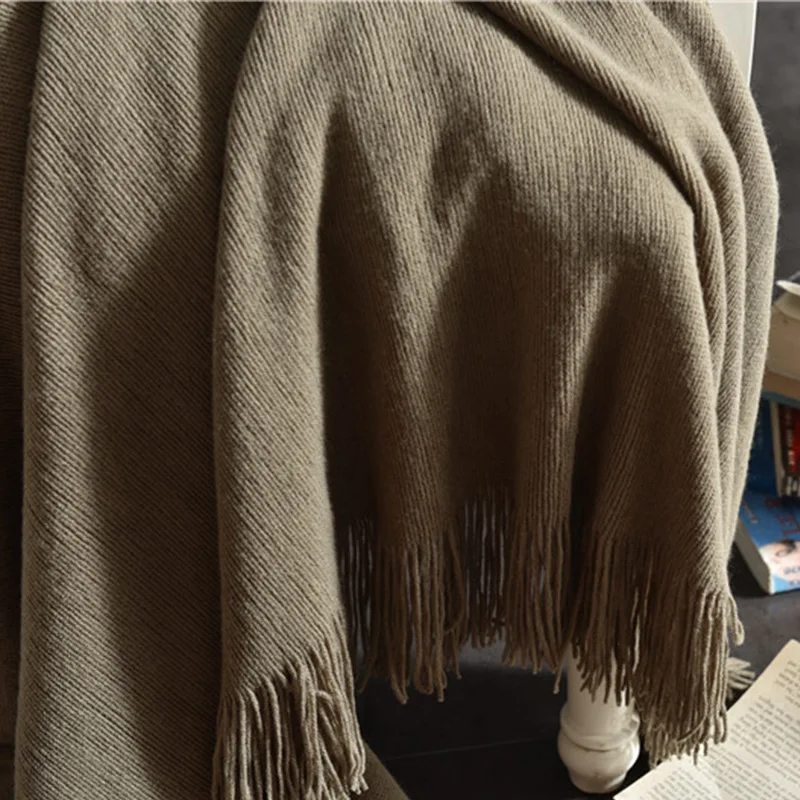 Современное летнее трикотажное покрывало для дивана повседневный декор с