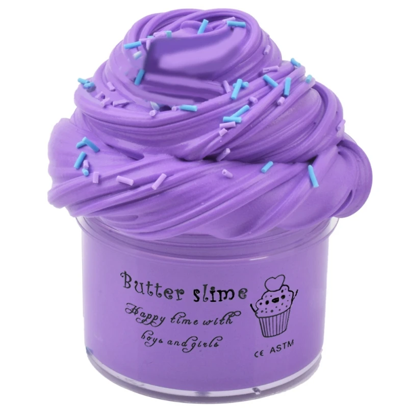 

6Pc Butter Slime with Candy Slime Watermelon Slime and Pineapple Slime Soft Gift Drop Shipping