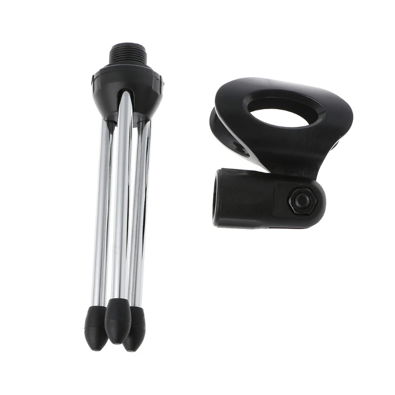 

C5AE Folding Adjustable Desktop Handheld Mic Microphone Clip Holder Stand Tripod A-1