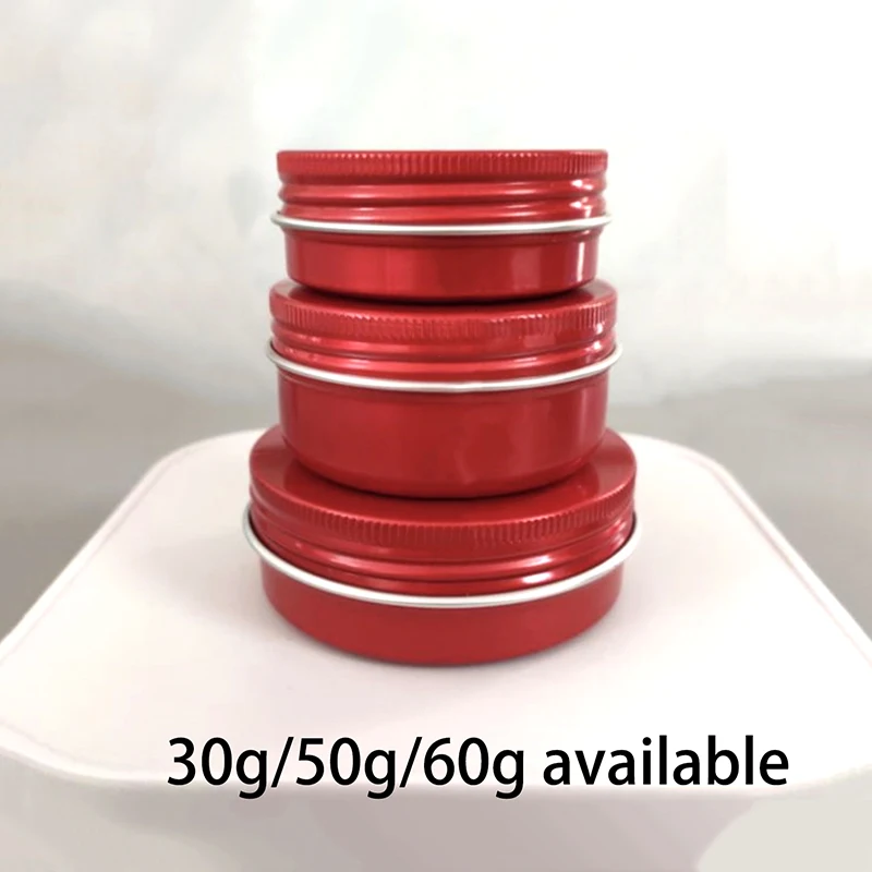 

Красный 30 г 50 г 60 мл Алюминиевый многоразовый контейнер тара для косметического крема Пустая палитра емкость для лосьона дорожные Банки Бес...