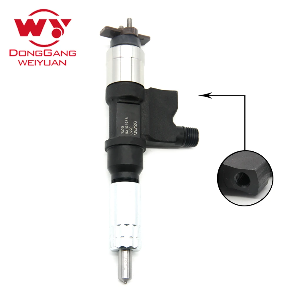 

WEIYUAN Genuine parts Truck engine common rail Injector 095000-0660 4HK1 Fuel injector nozzle 0950000660