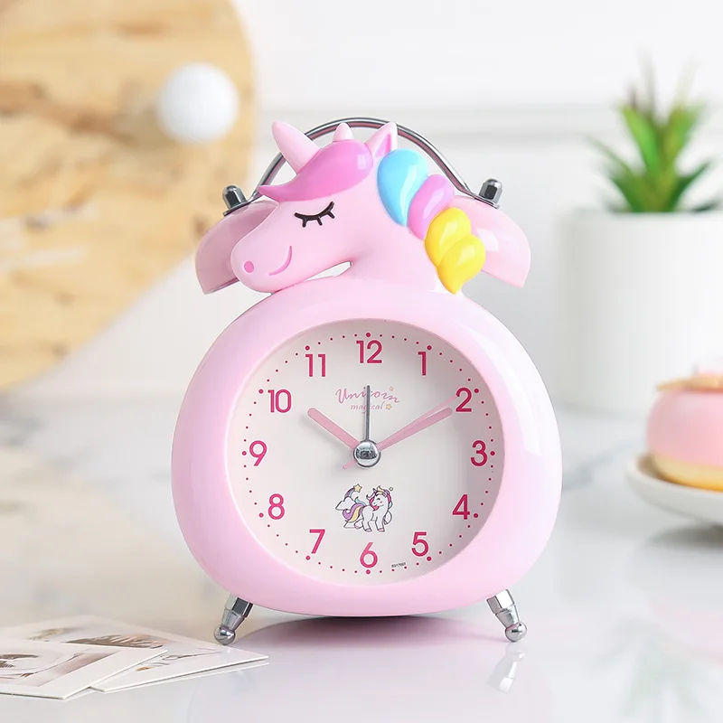 

Часы-Будильник большого объема студенческое нижнее белье с рисунком из мультфильма трусы специальный девушка милый прикроватные часы для ...