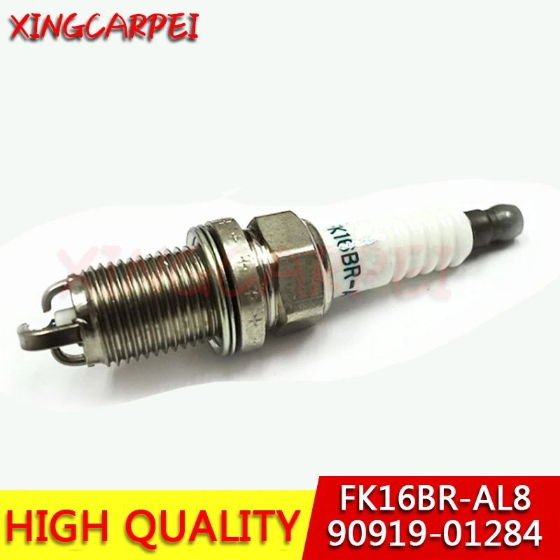 4 шт. OEM FK16BR-AL8 90919-01284 иридиевая Свеча зажигания для Toyota Sienta NHP170 Prius NHP10 FK16BRAL8 9091901284