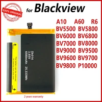100 original new phone battery for blackview bv6000 bv7000 bv8000 bv9000 pro bv9500 bv6800 a10 a60 r6 bv9700 bv9800 p10000