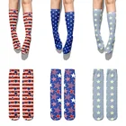 Модные цветные хлопковые носки в полоску со звездами, Лидер продаж, новинка весны, бесплатная доставка, женские носки, хлопковые мужские уличные носки в стиле панк