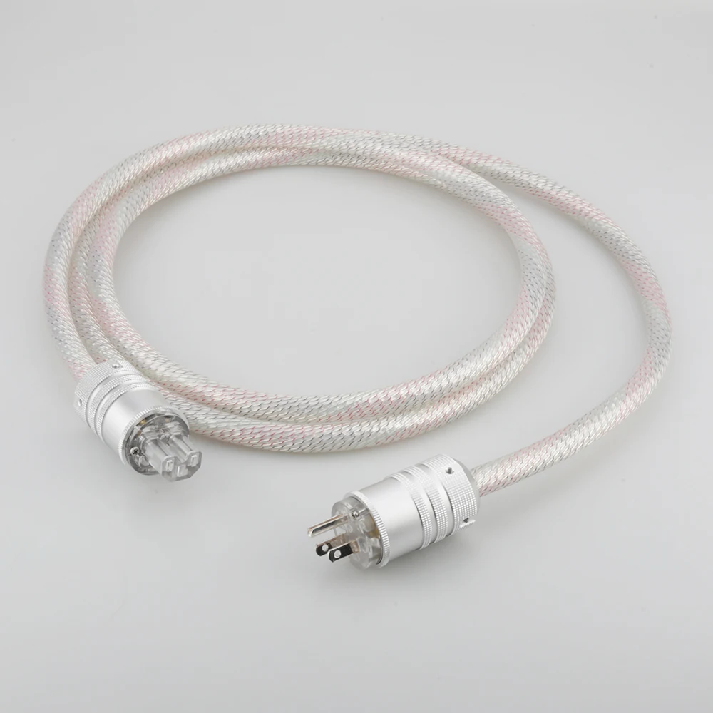 Высококачественная линия электропитания Valhalla кабель питания Hi-Fi Кабель 7N OFC шнур