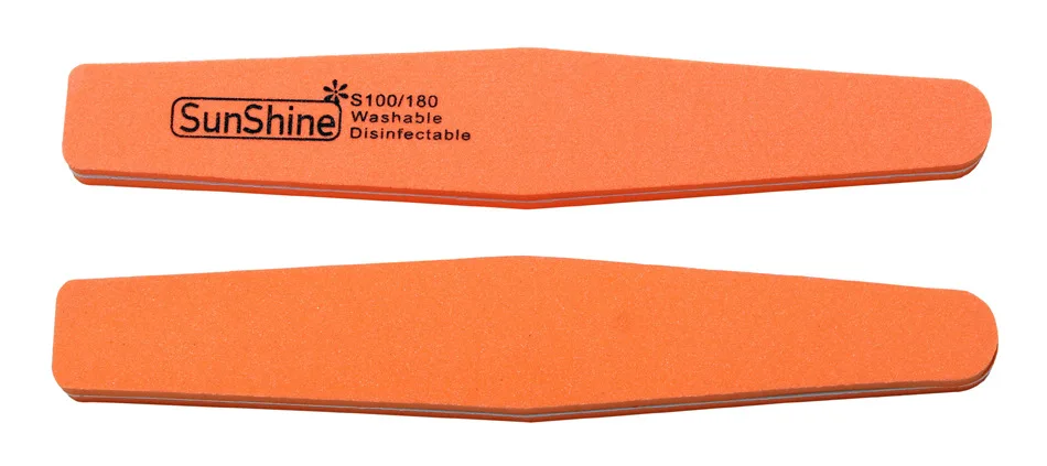 Горячая продажа Профессиональный пилка для ногтей 100/180 прямой край Стик дизайн