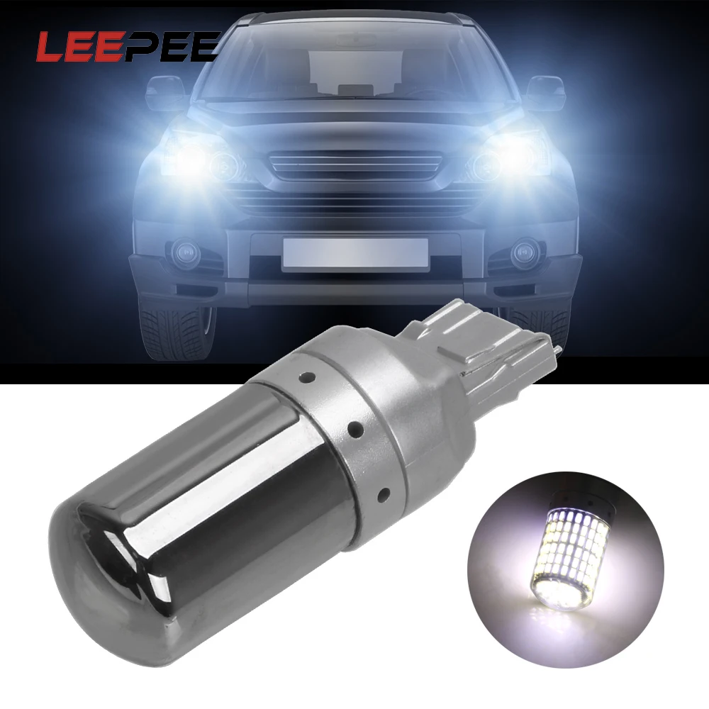 

LEEPEE стоп-сигнал светодиодный лампы 3014 144smd CanBus указатели поворота 1156 BA15S P21W T20 7440 W21W светодиодсветодиодный лампы без ошибок Canbus